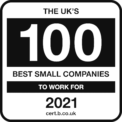 THE UK'S 100 BEST SMALL COMPANIES TO WORK FOR 2021