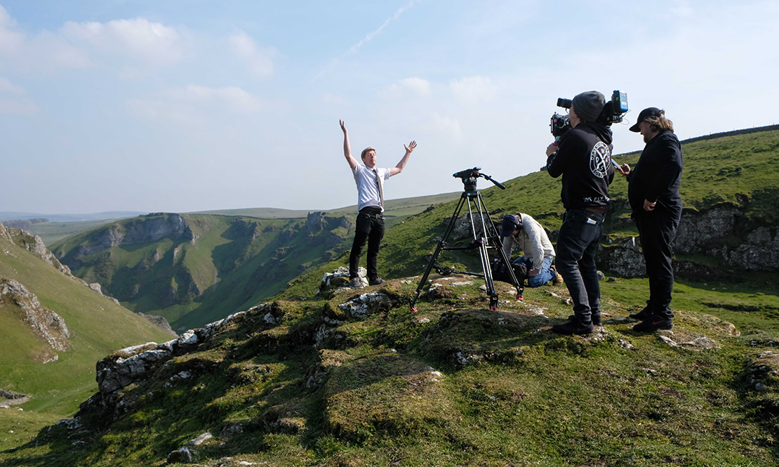 Electric Adventures for EDF filming in Peak District